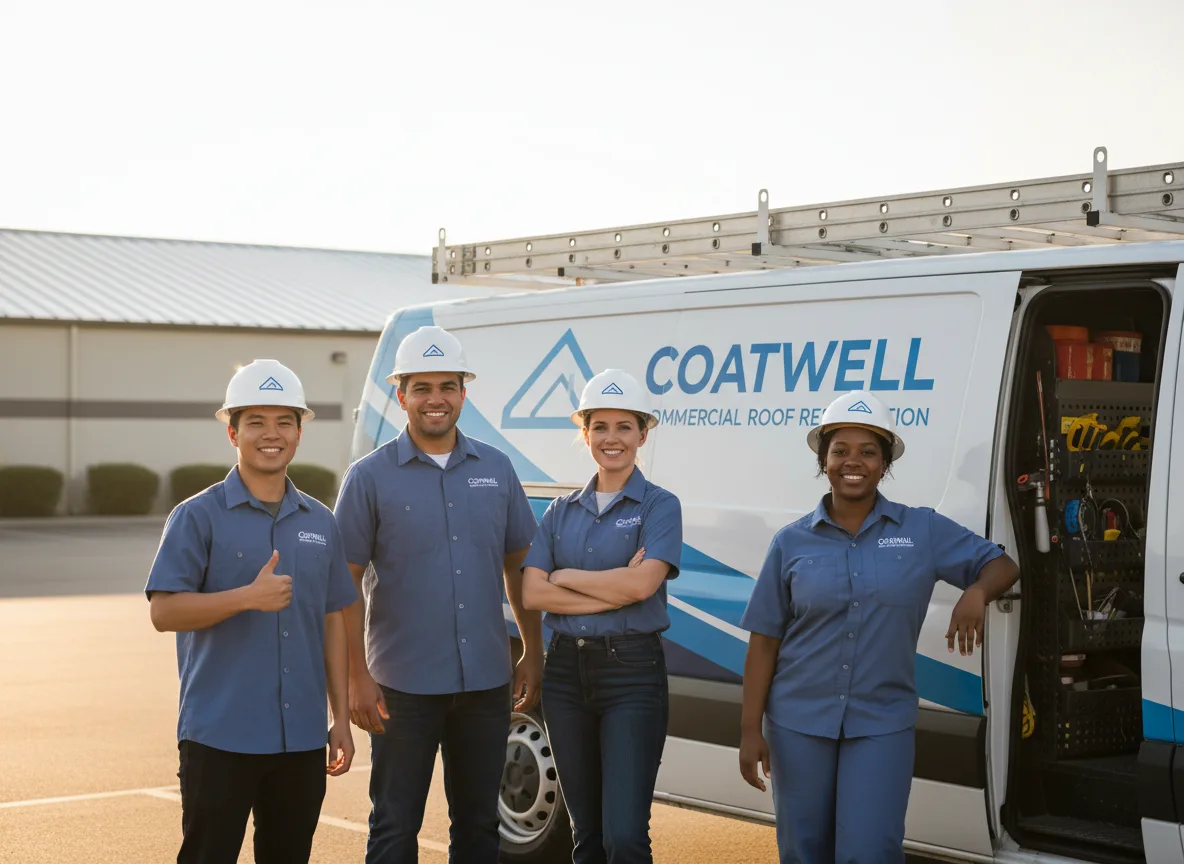 Commercial roof coating company in Hale, MO
